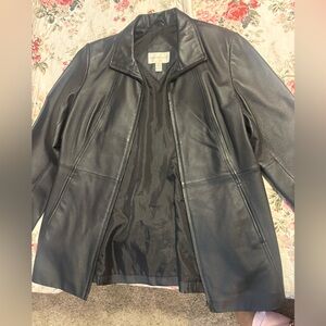 Worthington Dark Leather Jacket